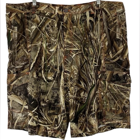 Men Shorts_Hunting_Spring_Summer_ Magellan Repel Shorts_Reel Tree Camo Cargo_ 40 - Picture 4 of 8